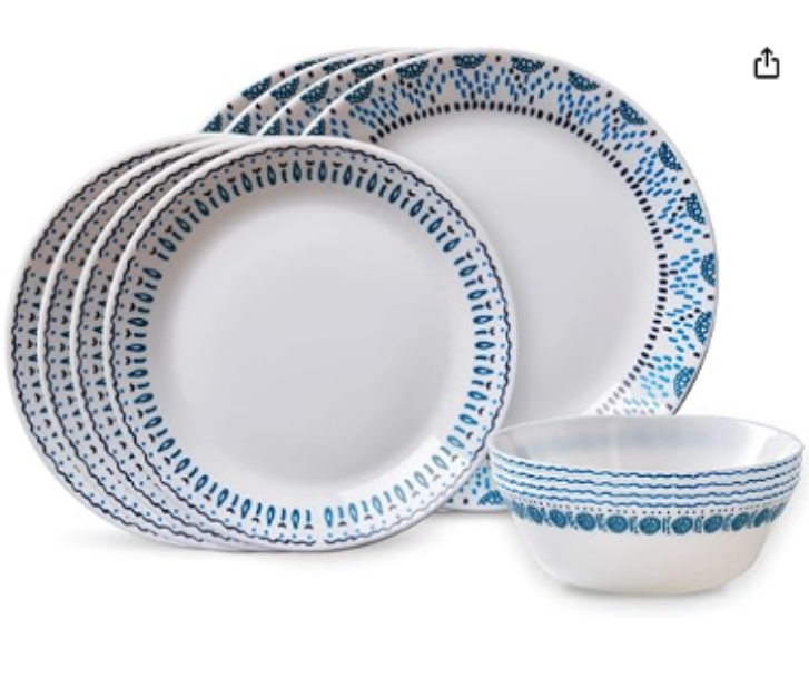 Corelle Plates makes great gift ideas for new apartment