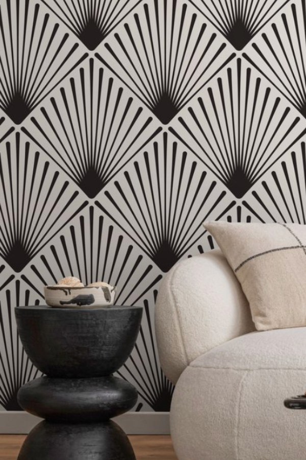 geometric wallpaper design
