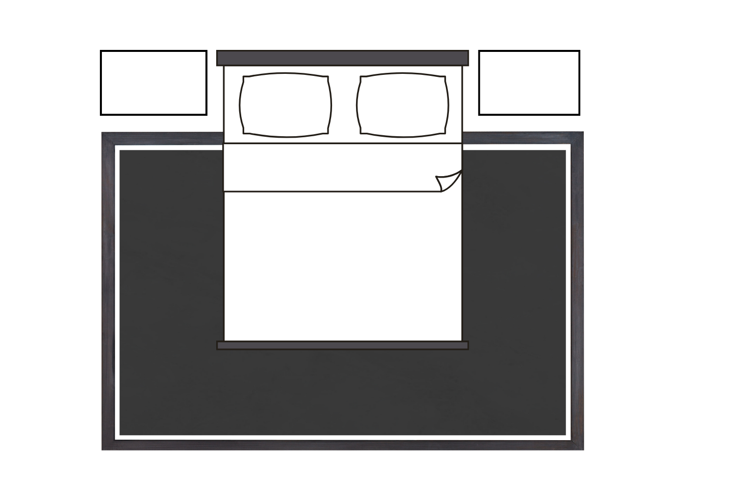 how to choose a rug size 8x10 rug under queen bed