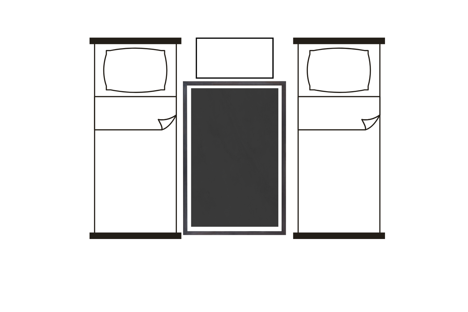 how to choose a rug size rug placement for 2 twin beds