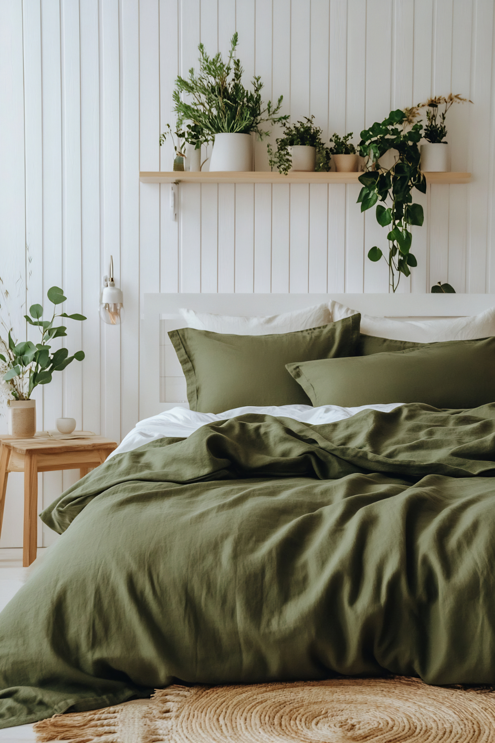 Home bedroom refresh indoor plants