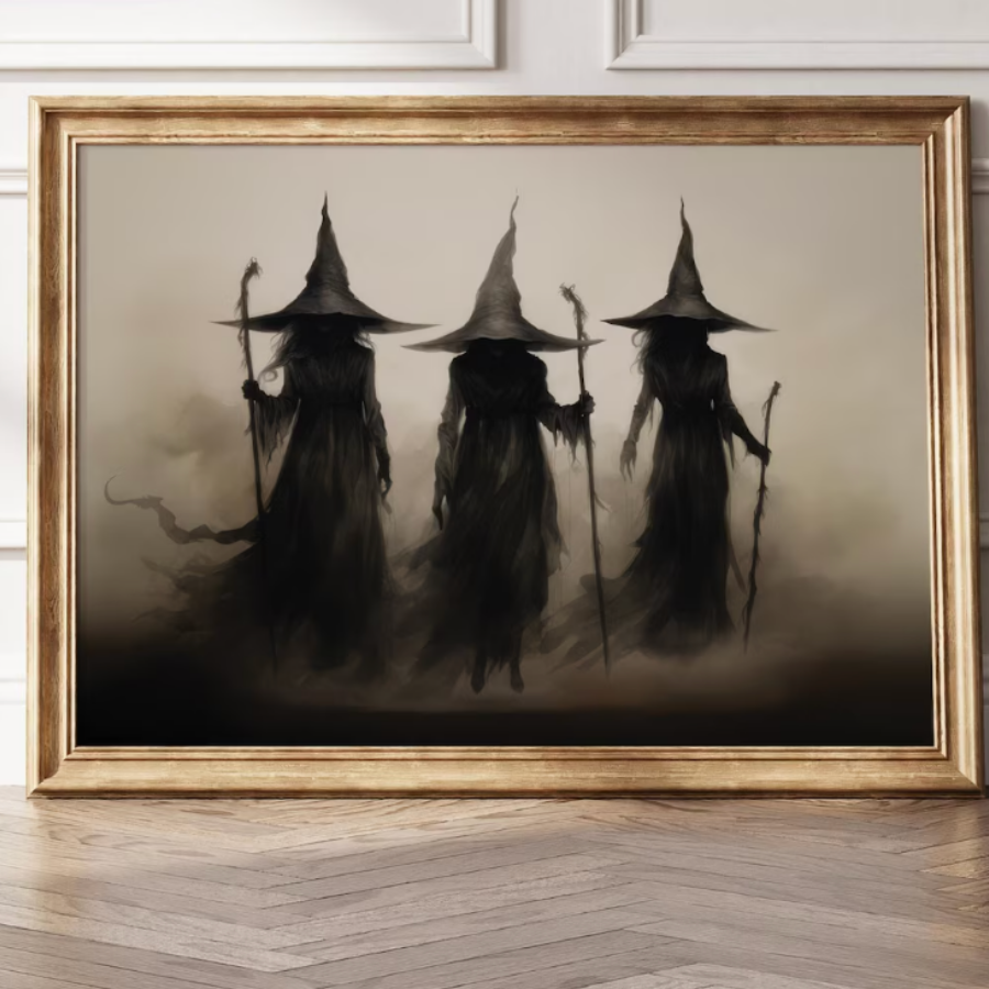 spooky wall art
