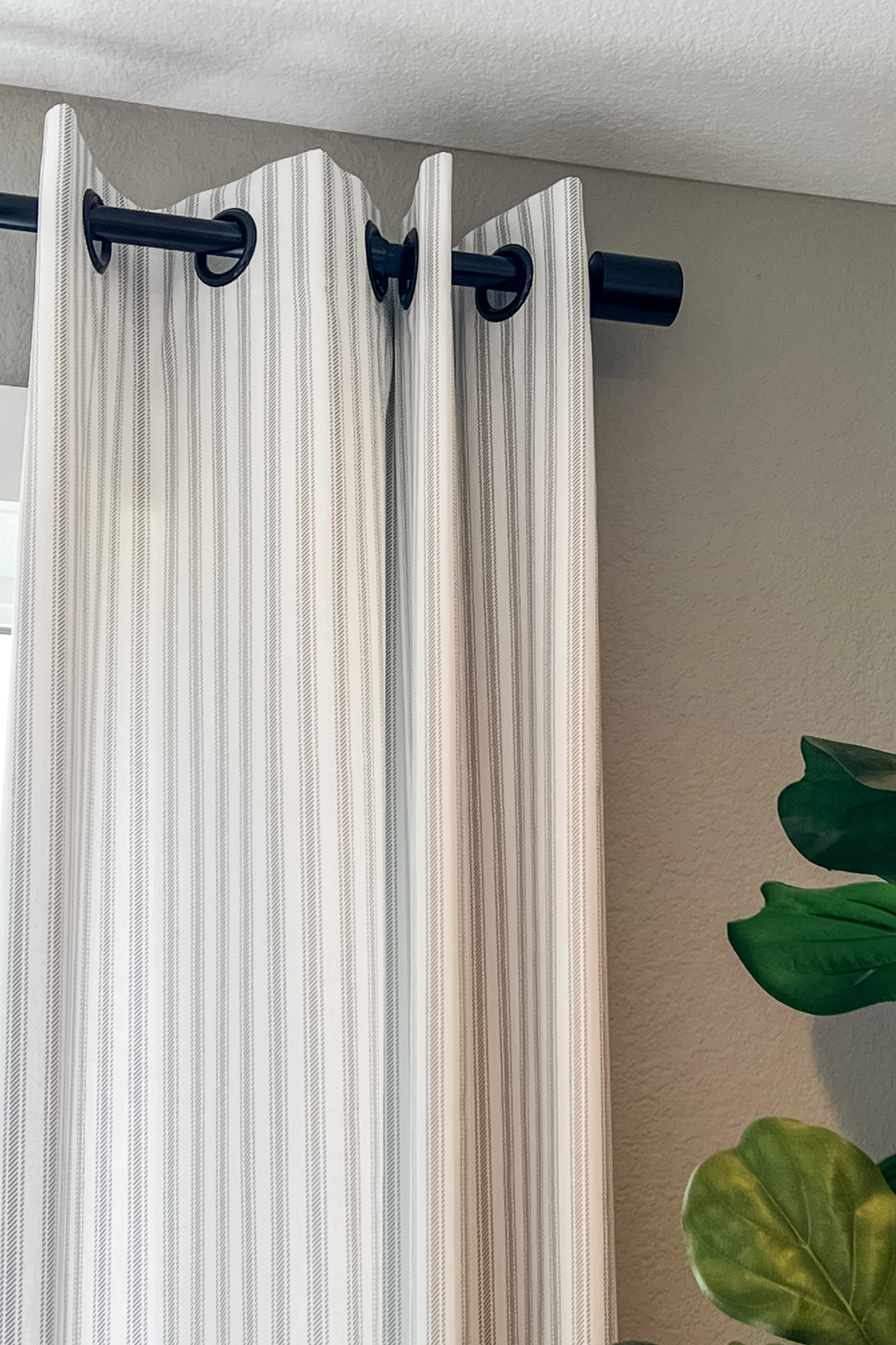 home bedroom refresh window treatment
