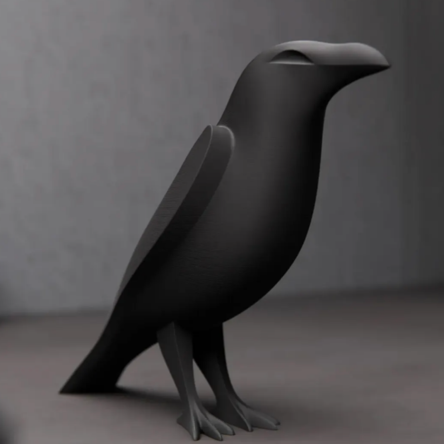 Halloween black crow