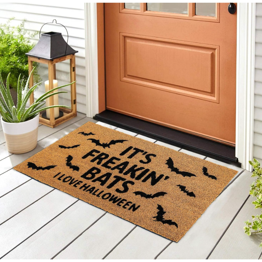 halloween welcome mat
