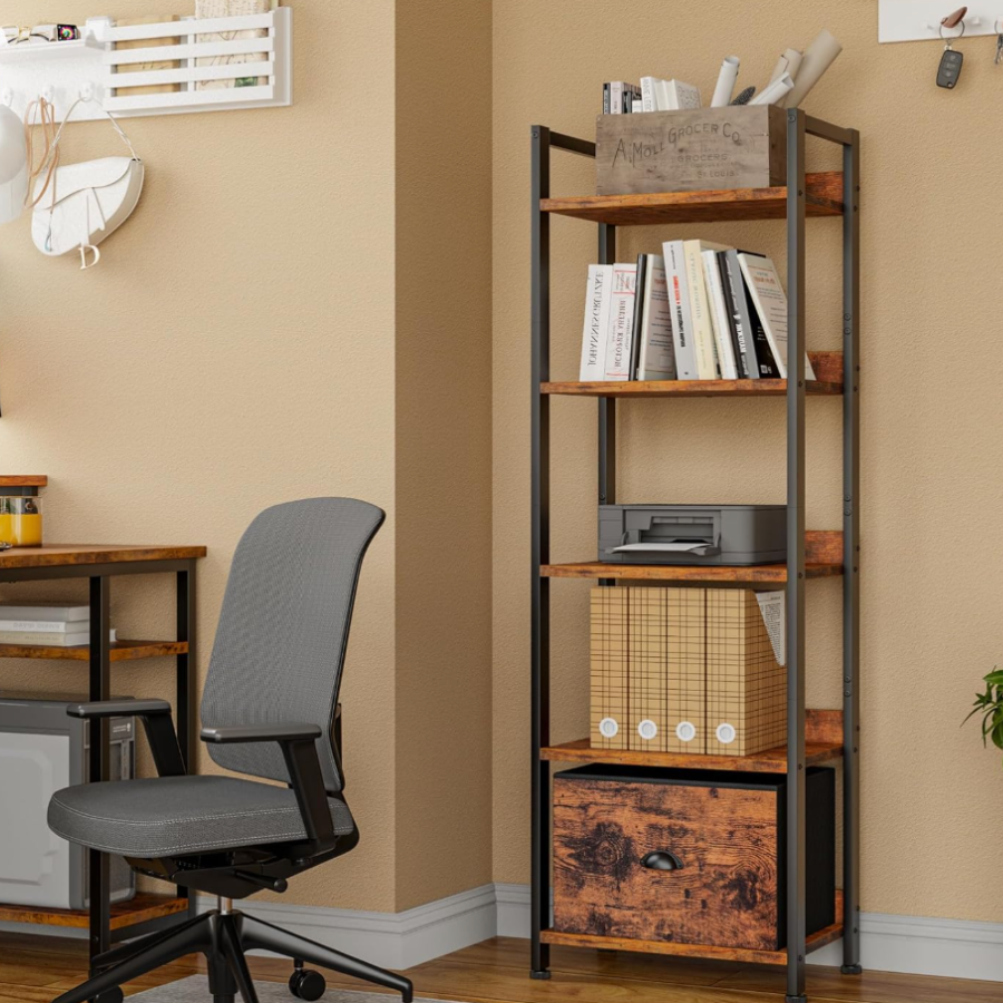 amazon industrial book shelves