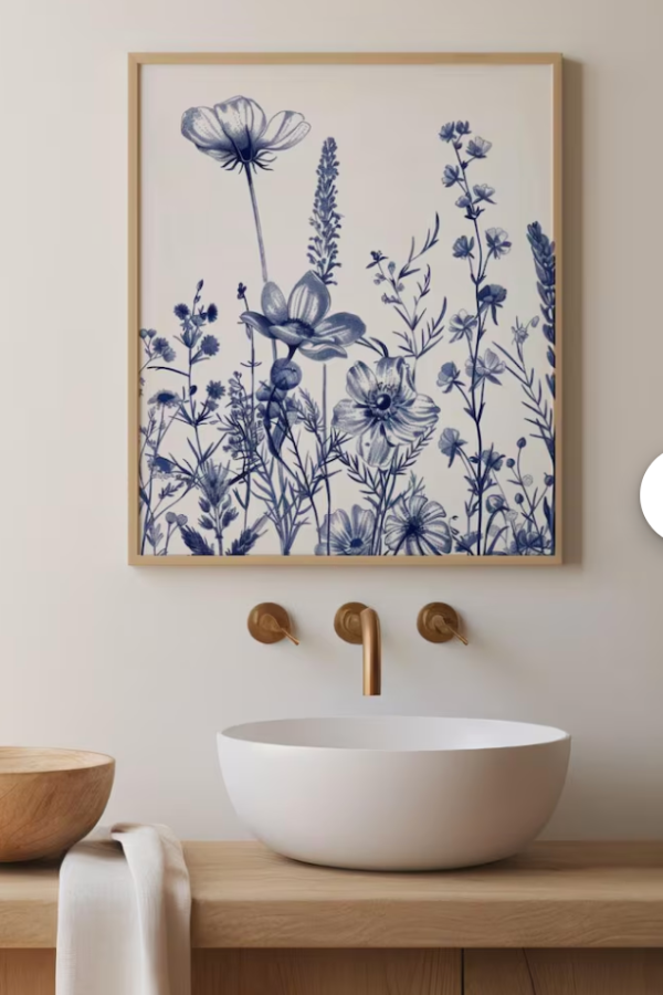 floral wall art