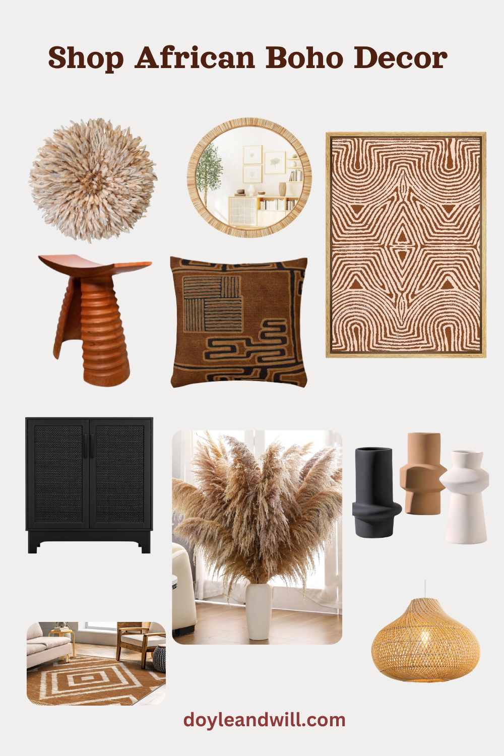 afro boho decor