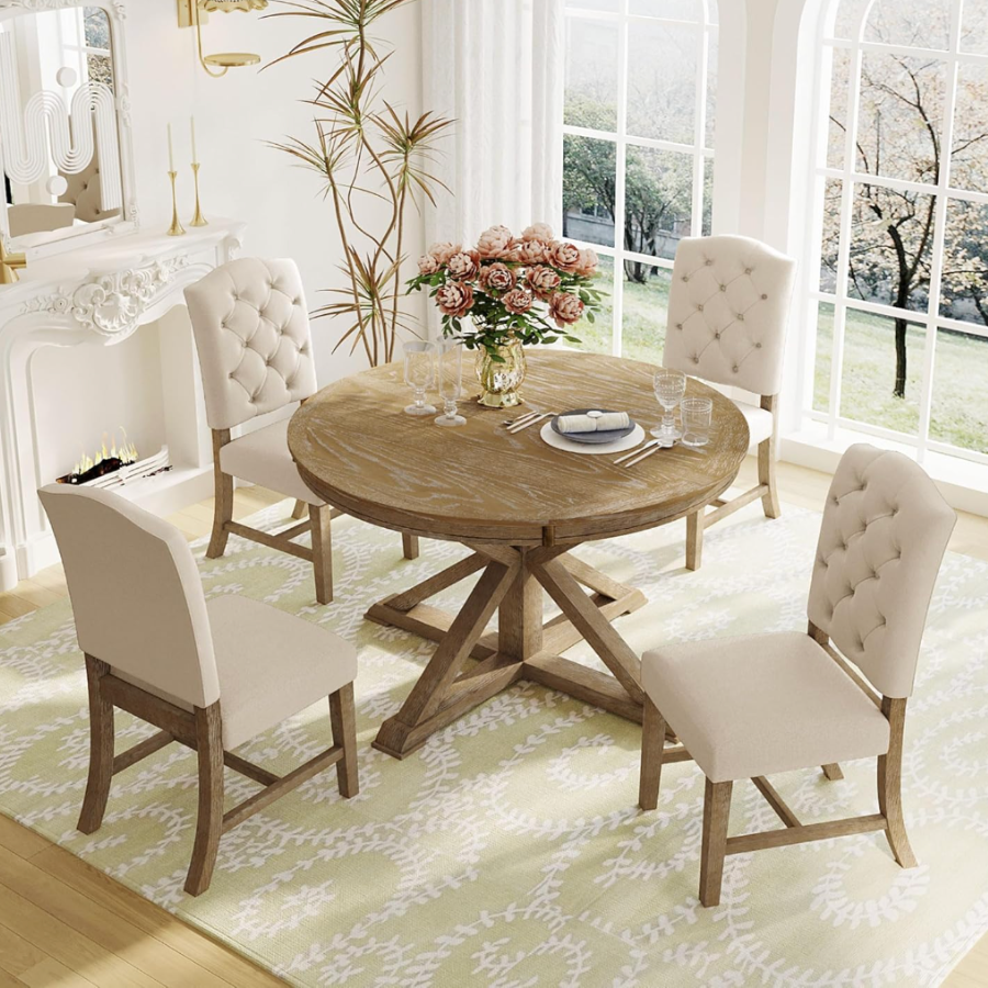 farmhouse dining table set