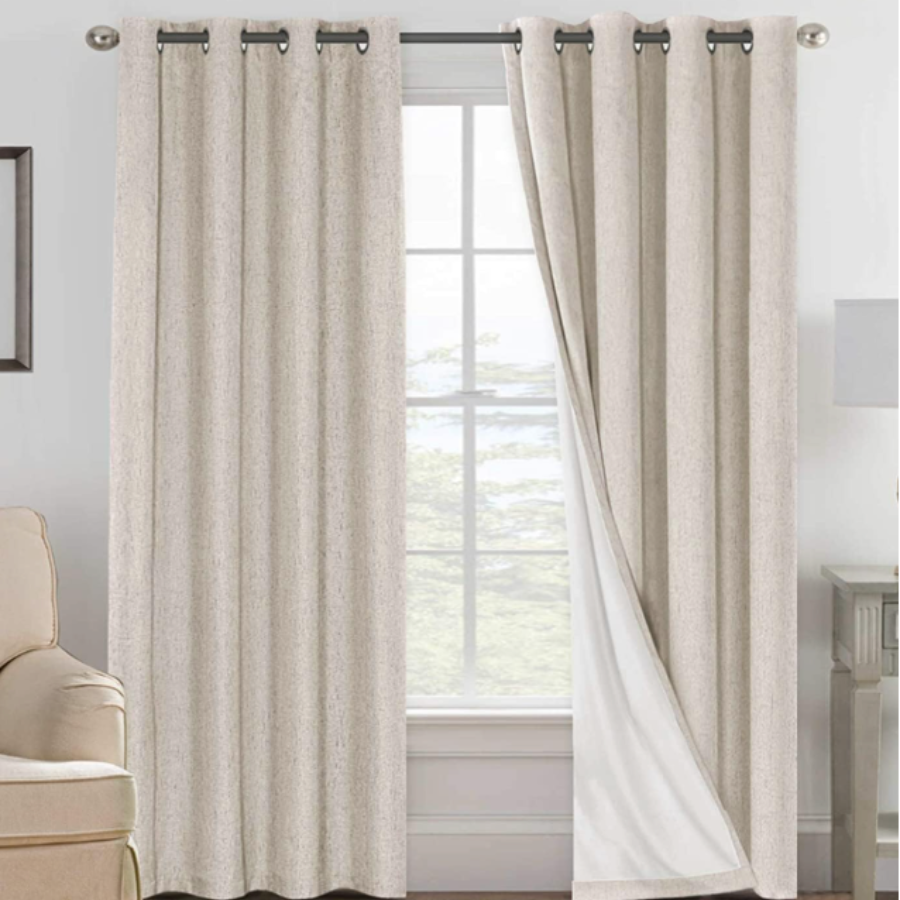 linen curtains
