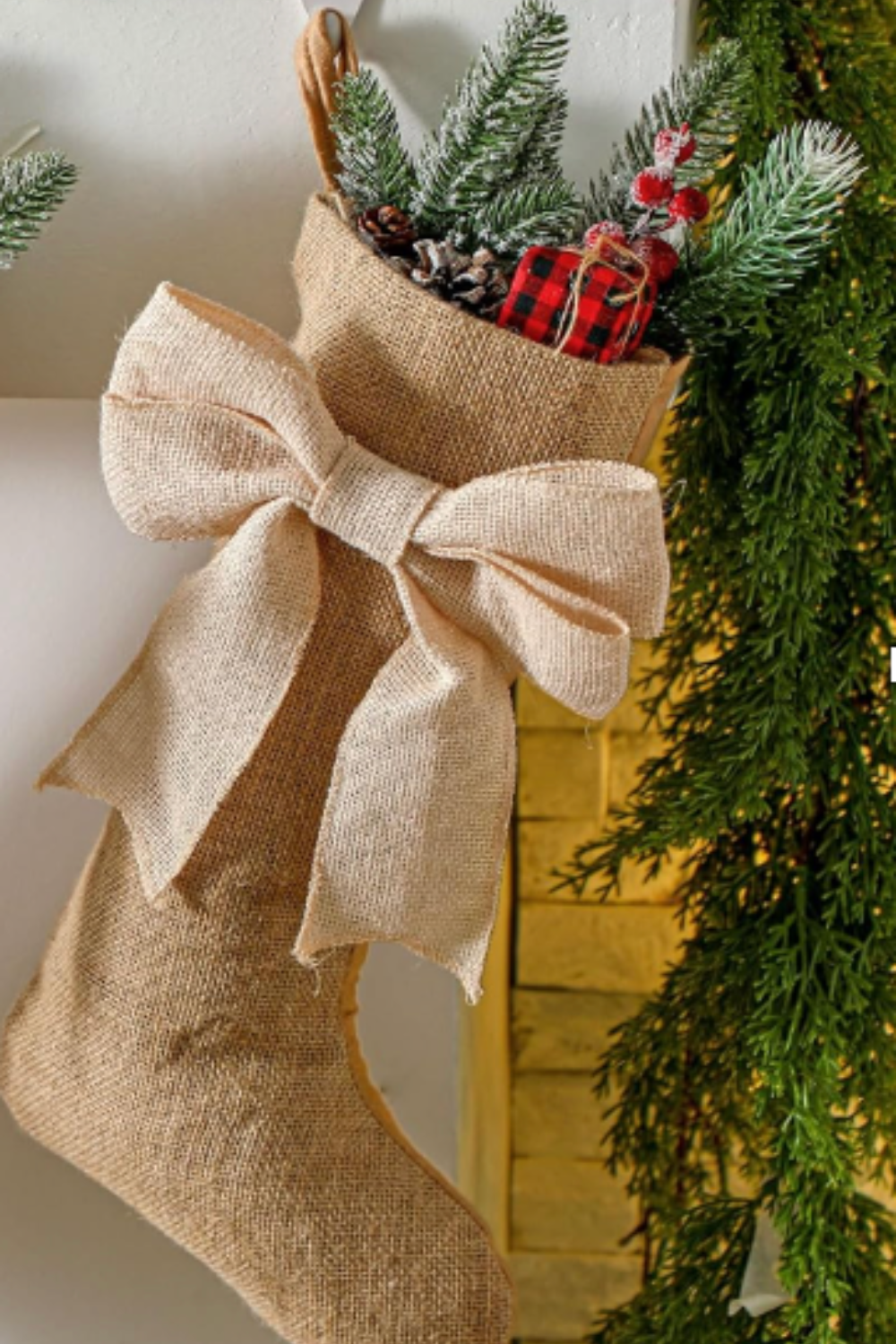 rustic farmhouse christmas stockings