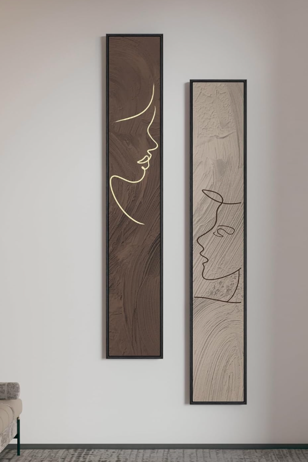 wall art for small spaces long narrow wall art