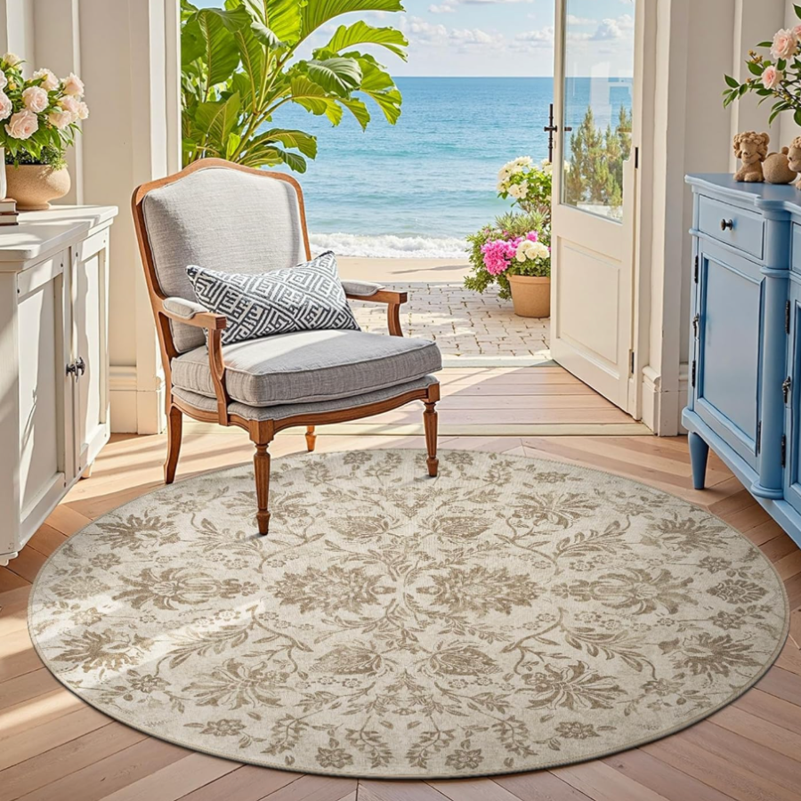 round rugs for bedroom