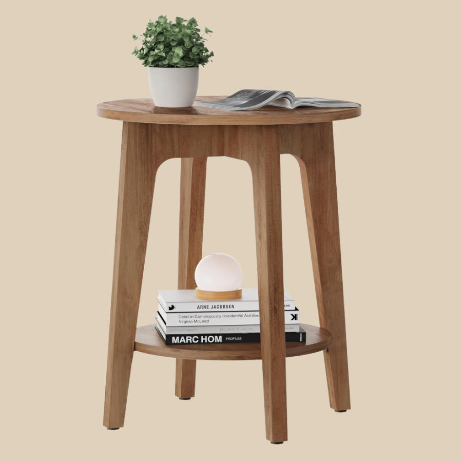 small side table for reading nook
