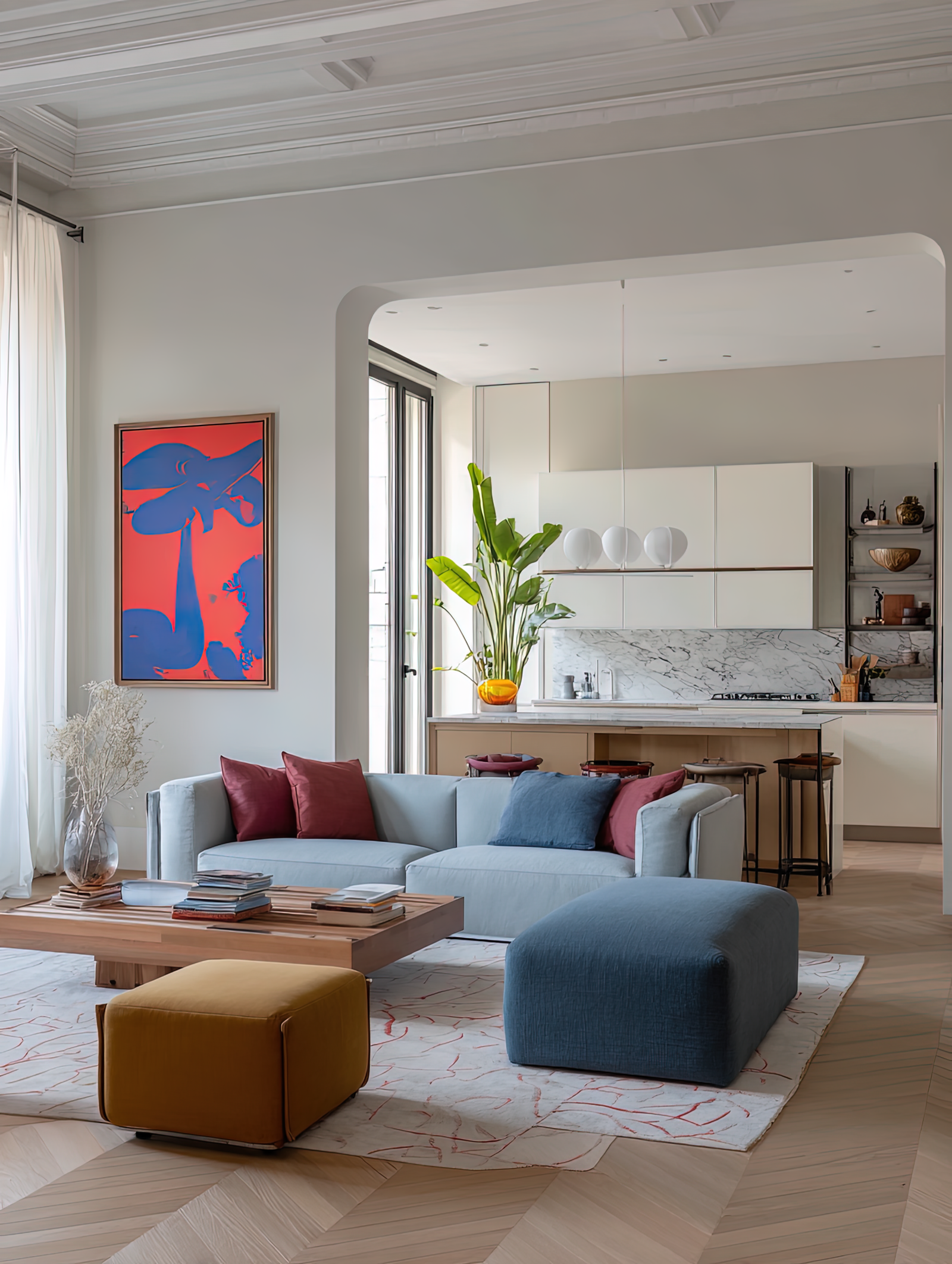 open floor decorating ideas