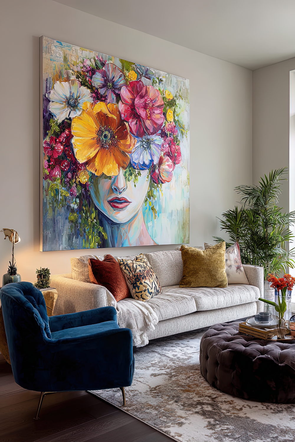 small open floor plan decorating ideas